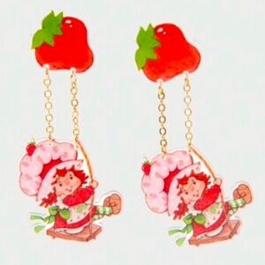 Strawberry Shortcake Acrylic Earrings
